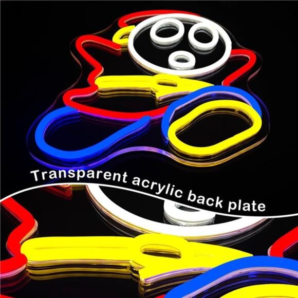 Super Mario Bros Shy Guy LED Neon Light Game Sign Room Decor Nintendo Retro NES - Picture 7 of 8